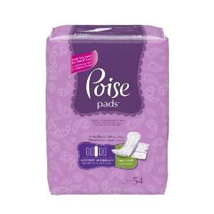  Poise Moderate Absorbency Pads, Long, 54 Count Health 