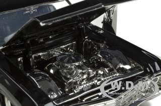 1967 CHEVROLET IMPALA SS BLACK 124 DIECAST MODEL CAR BY JADA 