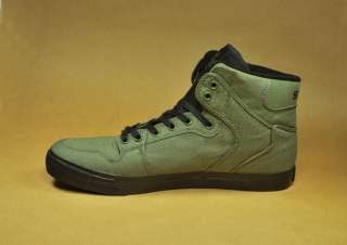   Canvas Olive Black Fashion Sneakers Shoes High Top Men Size  