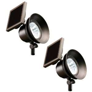  Westinghouse 2PK Solar LED Spotlights   Recharges in Sun 