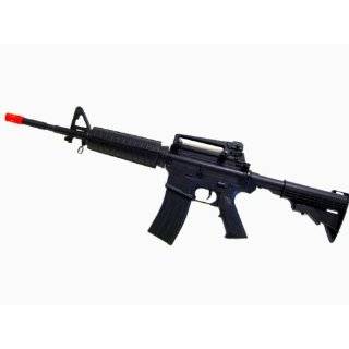 Starter Pack   M4 M16 Metal Gear Box 380 FPS Airsoft Full Auto 