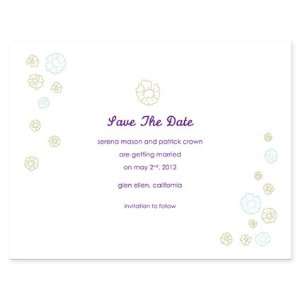  Little Flowers Save The Date Save The Date Cards 