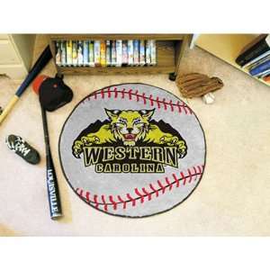 BSS   Western Carolina Catamounts NCAA Baseball Round Floor Mat (29 