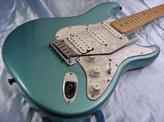 2000 Fender American Lonestar Stratocaster HSS Fat Strat USA Aqua 