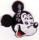   Mickey Mouse Portrait Cartoon Character Embroidery Applique Patch