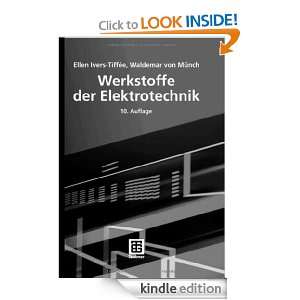 Werkstoffe der Elektrotechnik (German Edition) Ellen Ivers Tiffée 