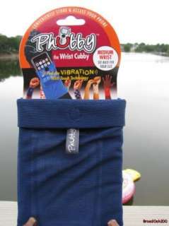 PHUBBY BLUE MED Wrist Cubby Cell Phone or iPod Holder 094922896377 