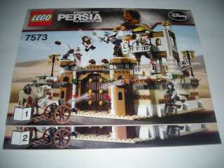 LEGO 7573 Prince of Persia Alamut Set Instructions ONLY  