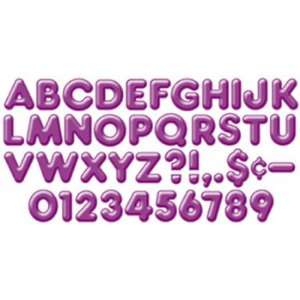   Letters 2inch 3 D Purple 20 Punctuation Marks