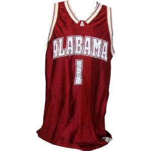 Davis Alabama Game Used Maroon Basketball Jersey (Size 48 