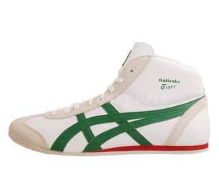 Asics Onitsuka Tiger Mexico Mid Runner LE White Green Red Casual Shoes 