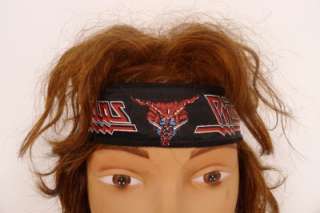 JUDAS PRIEST Original 80s Headband NEW   vtg Heavy Metal Head banger 