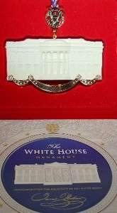 WHITE HOUSE HISTORICAL ASN Presidential Christmas Ornament JAMES HOBAN 
