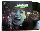 ALIZA KASHI hello people LP mint  vinyl JGS 8012