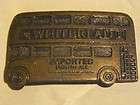 VINTAGE BELT BUCKLE 1970S WHITBREAD IMPORTED ENGLISH A