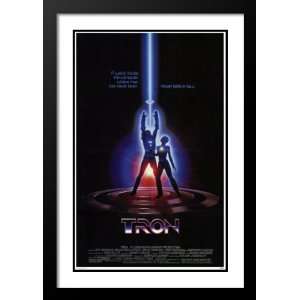  Tron Framed and Double Matted 20x26 Movie Poster Jeff 