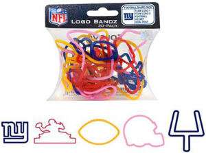 New York Giants NFL Logo Bandz Silly Bands 20p In Stock  
