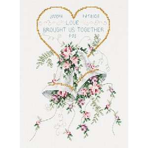 Wedding Bells Counted Cross Stitch Kit 9X12 11 Count