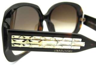 NEW AUTHENTIC SWAROVSKI AVA SW 8 SW8 HAVANA 52F SUNGLASSES **  