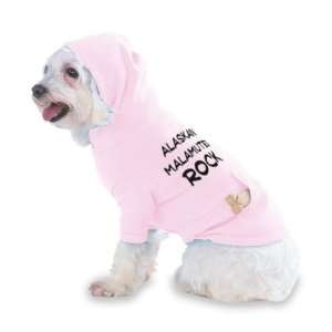 Alaskan Malamutes Rock Hooded (Hoody) T Shirt with pocket for your Dog 