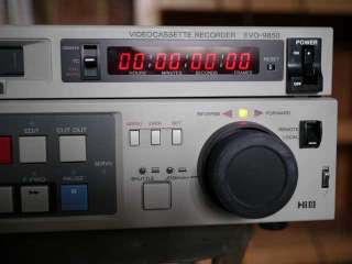 SONY EVO 9850 Professional Hi8 VIDEO RECORDER Editing Deck ERROR 20 As 