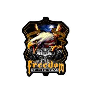 NEW BIKER FREEDOM OF THE ROAD EMBROIDERED PATCH 11  