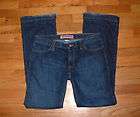   WOMENS LONG AND LEAN LOW RISE FLARE STRETCH JEANS SIZE 8 REGULAR 8R