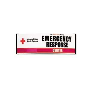  Emergency Response Center Sign, Powder Coated Metal, 26 x 