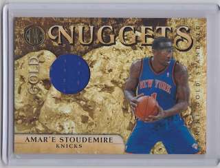   amare stoudemire 2010 11 gold standard game used 49 199 card 11