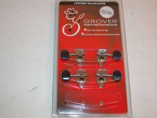 Grover Professional STA TITE #9 Series Geared Ukulele Pegs, Nickel 