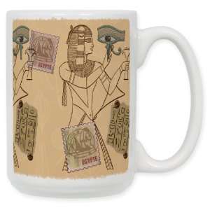  Egypt 15 Oz. Ceramic Coffee Mug