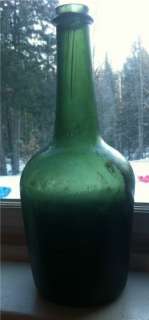 Excellent OPEN PONTIL Early STRING LIP Mallet Type Bottle Nice COLOR 