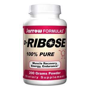  Jarrow Formulas Ribose, Size 200 Grams Powder Health 