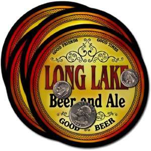  Long Lake, NY Beer & Ale Coasters   4pk 