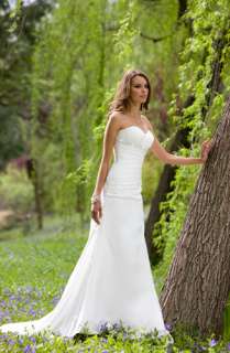 Sexy Sweetheart White Wedding Dresses Bridal Gown Size Custom Free 