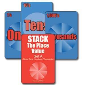  Stack the Place Value Set A (Grade Levels 1 3) Toys 