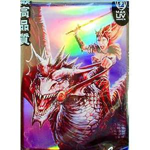   Protection 50 Count Gaming Card Sleeves Dragon Rider Neo Toys & Games