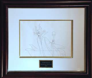 Original Production Drawing, Disney, Sleeping Beauty, 1959, Maleficent 