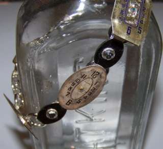 Deco WATCH Dial Bracelet STEAMPUNK Clear Silverplate Published Artist 