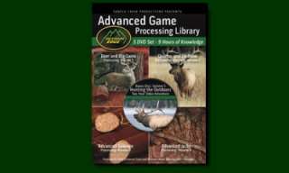 Wild Game Processing Set OutDoor Edge DVD Video 9 hours  