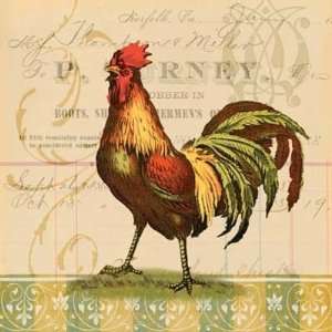 Chickens & Scrolls II HIGH QUALITY MUSEUM WRAP CANVAS 