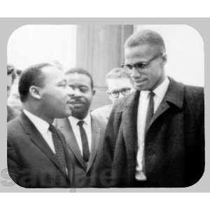  Martin Luther King Jr. and Malcolm X Mouse Pad Everything 