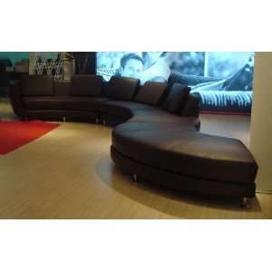   Furniture A94 Espresso   Contemporary Sectional Sofa