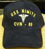 USS DRUM JOB RATE INSIGNIA EMBROIDERED CAP HAT  