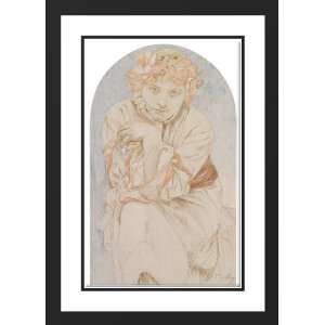  Mucha, Alphonse Maria 18x24 Framed and Double Matted 