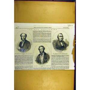    1857 Parliament Ramsay Lincoln Watkin Members Print