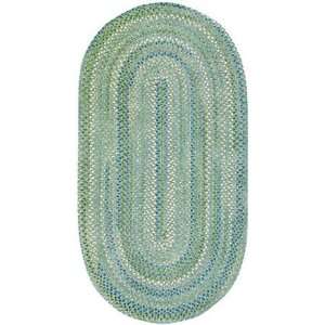   CPL047020020X30OVAL Waterway Small Rug Rug   Green Furniture & Decor