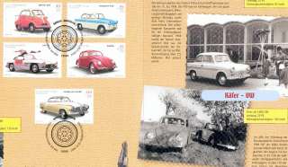 Germany big FDC folder VW Käfer beetle Trabant fw70 2  