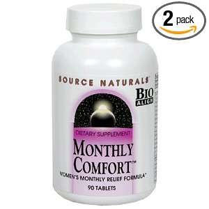  Source Naturals Monthly Comfort, 90 Tablets (Pack of 2 