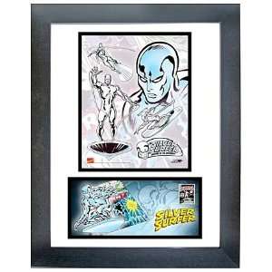    Marvel Silver Surfer framed photo with event cover 